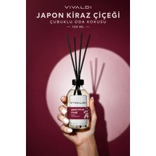 Vivaldi Home Japon Kiraz Çiçeği Çubuklu Oda Kokusu Esansiyel Uçucu Yağ 100 ml