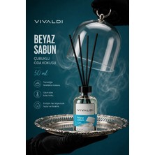 Beyaz Sabun Çubuklu Oda Kokusu Esansiyel Uçucu Yağ 50ml