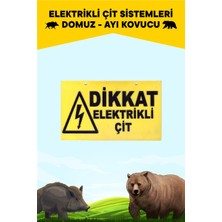 Arventec Atlas Elektrikli Çit Uyarı Levhası 10 Adet