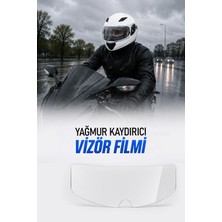 Omilife Şeffaf Motosiklet Kask Vizör Buğu Önleyici Film Yağmur Kaydırıcı Pinlock Tipi Koruyucu Lens