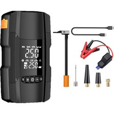 Apera RT-602 18000 Mah 3100A 150W Çok Fonksiyonlu Taşınabilir Araç Akü Takviye Cihazı (Jump Starter) ve Dijital Hava Kompresörü – Powerbank & LED Fenerli Acil Durum Seti