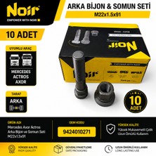 Mercedes Axor Actros Arka Bijon ve Somun M22X1.5X91 10'lu  Noir 9424010271