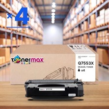tonermax Hp Laserjet M2727NF Mfp Muadil Toner Çipli Q7553X 4'lü 7.000 Sayfa