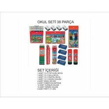 St. Morritz Faber Castell Okul Seti Kırtasiye Seti 38 Parça