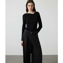 Miss İpekyol Dar Kesim Asimetrik Triko IW6260050106001