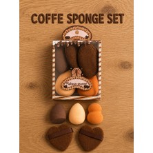 Studio Cosmetics Sünger Seti Coffe Pudra Kapatıcı Fondöten