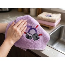 St. Morritz 3’lü 30X50 cm Nakışlı Mutfak Havlusu Seti | %100 Pamuksu Dokulu Süper Emici El & Yüz Havlusu | Dekoratif Nakış Desenli, Yumuşak, Dayanıklı, Çok Amaçlı Kullanım (3 Farklı Renk & 4 Desen)