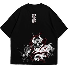Brutal Dept. Bleach Ichigo Vasto Lorde Baskılı Oversize Unisex Anime Tişört