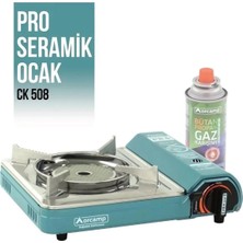 St. Morritz Tekli Seramik Brülörlü Portatif Ocak Mavi CK-508
