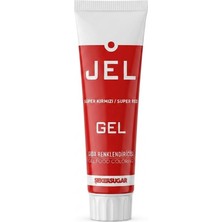 Şeker & Sugar Süper Kırmızı Jel Gıda (Boyası) Renklendiricisi 100 G