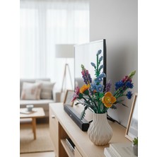 Toynetic 20CM Kristal – Modern Blok Çiçek Vazosu