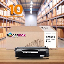 tonermax Hp Laserjet P2015DN Muadil Toner Çipli Q7553X 10'lu 7.000 Sayfa