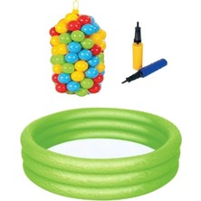 St. Morritz 102 cm Havuz 100 Adet 6cm Top Pompa Eğlenceli Oyun Seti !!