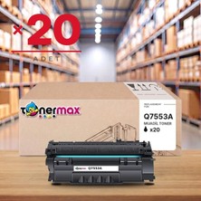tonermax Hp Laserjet P2014N Muadil Toner Çipli Q7553A 20'li 3.000 Sayfa