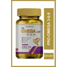 Viapecia Pro Omega 3-6-9 Mix 200 Softjel