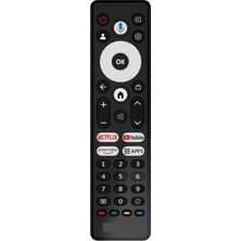 Herz Beko ile Uyumlu Model B43E795B Ses Komutlu Smart Tv Kumanda
