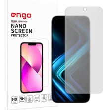 Engo Infinix GT 50 Pro İle Uyumlu Mat Ekran Koruyucu, Yansıma Ve Parlama Önleyici 9H Kırılmaz Esnek Nano Cam