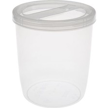 Bora Plastik Yeni Vidalı Saklama Kabı 1800ML No:12 BO518