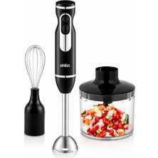 Marsilyan™- 2hız Ayar - Paslanmaz Çelik Bıçak El Multi Blender Seti 700ML Hazneli SHB-7529 BX40