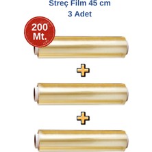 Blackbird Home Streç Film 200 Metre 45 cm Gıda Streci 3 Adet