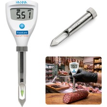Sevgift Hanna HI981045 Çelik Bıçaklı Et pH Test Cihazı