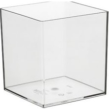 Bora Plastik Pc Kare Kavanoz    120*120*130 - 1,6 Lt BO396