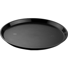 Bora Plastik Yuvarlak Gastronomi Kaymaz Tepsi 405 mm BO241