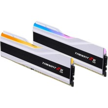 GSkill Gskıll Trident Z5 Rgb Beyaz DDR5-6400MHZ CL32 32GB (2X16GB) Dual (32-39-39-102) 1.4V