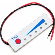OEM 3s Lityum Pil Kapasite Seviye Göstergesi – Test Butonlu 5 LED Gösterge