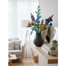 Toynetic 20CM Kristal – Modern Blok Çiçek Vazosu
