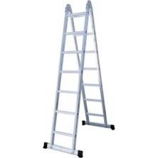 Sözbir Merdiven 7+7 Tek Kırma Akrobat Merdiven 63x25 Çok Amaçlı/Pratik/Kolay