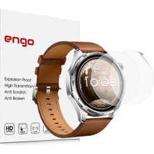 Engo Honor Watch 6 İle Uyumlu Ekran Koruyucu TPU, Tam Kaplayan Akıllı Saat Koruması 2 Adet, Çizilmeye Dayanıklı Şeffaf Koruma
