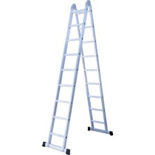 Sözbir Merdiven 9+9 Tek Kırmalı Akrobat Merdiven 63x25 Çok Amaçlı/Pratik/Kolay