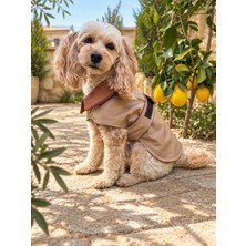 Maia Studio Mocha Çift Taraflı Köpek Deri Ceket