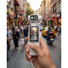 Nemere İthalat Kompakt 4K Video Kamera Otomatik Netleme ve Dahili Işık Destekli El Kamerası Nemere Ithalat