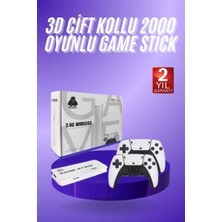 Nemere İthalat 3D 4K Hd 2.4g Game Stick 4K Ultra Hd Oyun Konsolu Çift Kollu Nemere Ithalat