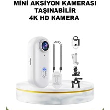 Nemere İthalat 4K Wifi Spor Kamerası Su Geçirmez Mini Aksiyon Kamera Nemere Ithalat