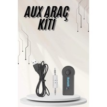 Nemere İthalat Yeni Nesil Bluetooth Aux Araç Kiti Siyah Tv Tablet Telefon Araç Araba Nemere Ithalat