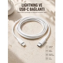 Nemere İthalat Type-C Ligtning 30W Ios Şarj Kablosu Hızlı Şarj Kablosu Nemere Ithalat