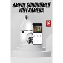Nemere İthalat Wifi Güvenlik Kamerası 360 Derece Dönebilen Harekete Duyarlı Gece Görüşlü Ampul Nemere Itha