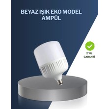 Nemere İthalat Uzun Ömürlü Şarjlı LED Ampul 30 Watt Güçlü Aydınlatma Nemere Ithalat
