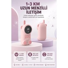 Nemere İthalat Bebek Telsizi LCD Ekran Vox Iki Yönlü Iletişim USB Şarj Hafif Nemere Ithalat