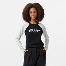 The Kooples Classic Kadın Siyah T-Shirt