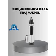 Nemere İthalat Kişisel Burun ve Kulak Tıraş Makinesi 3D Kavisli Bıçak ve Kompakt Tasarım Nemere Ithalat