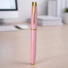 Nemere İthalat Premium Pembe Metal Roller Kalem Nemere Ithalat