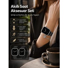 Nemere İthalat Günlük Kullanıma Uygun Akıllı Saat Aksesuar Paketi Yeni Nesil Nemere Ithalat