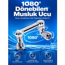 Nemere İthalat Döndürülebilir Musluk Mutfak Banyo Musluk Ucu Başlığı 4 Filtreli Nemere Ithalat