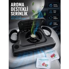 Nemere İthalat USB Şarjlı Araç Boyun Soğutucu Fan 5 Kademeli Sessiz Çalışan Turbo Fan Nemere Ithalat