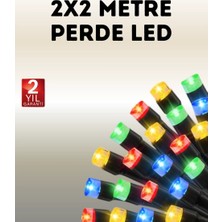Nemere İthalat Taşınabilir Pil Ile Çalışan LED Işık – 2x2 Metre Perde Modeli Nemere Ithalat