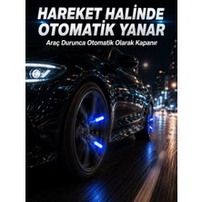 Nemere İthalat Hareketle Yanan LED Sibop Işığı 4'lü Araç Lastik Lambası Nemere Ithalat